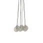 Lampa sufitowa Saturn 7-ramienna Ø 15 cm (kula)